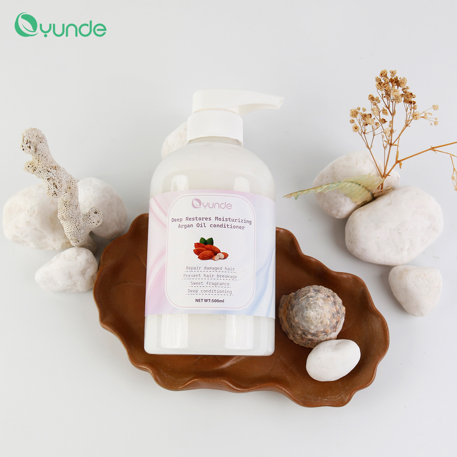 ขายส่งชุดดูแลเส้นผมแชมพู Argan Oil ฟรีซัลเฟตครีมนวดผม